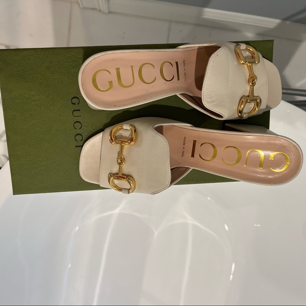 Gucci Women’s Slde Sandal with horsebit